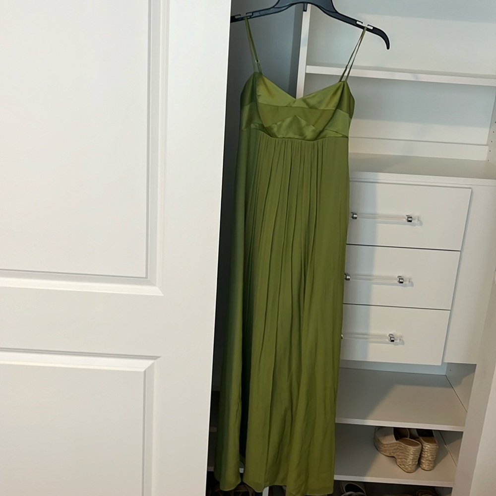 BCBGMAXAZRIA Green Maxi Dress